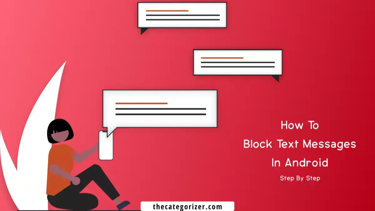 Block Text Messages in Android Phones without using Apps Step By Step (illustration)