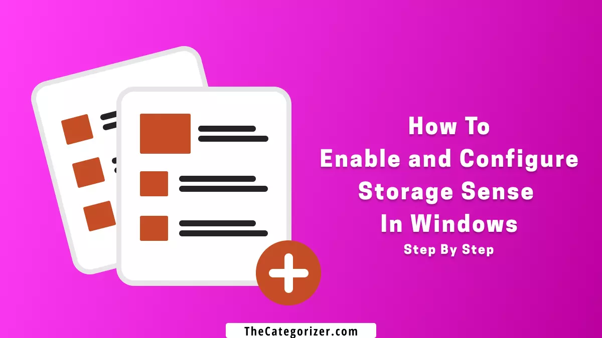 how to enable storage sense in windows