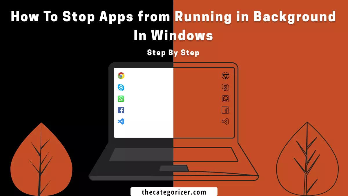 How To Stop Apps from Running in Background on Windows 11