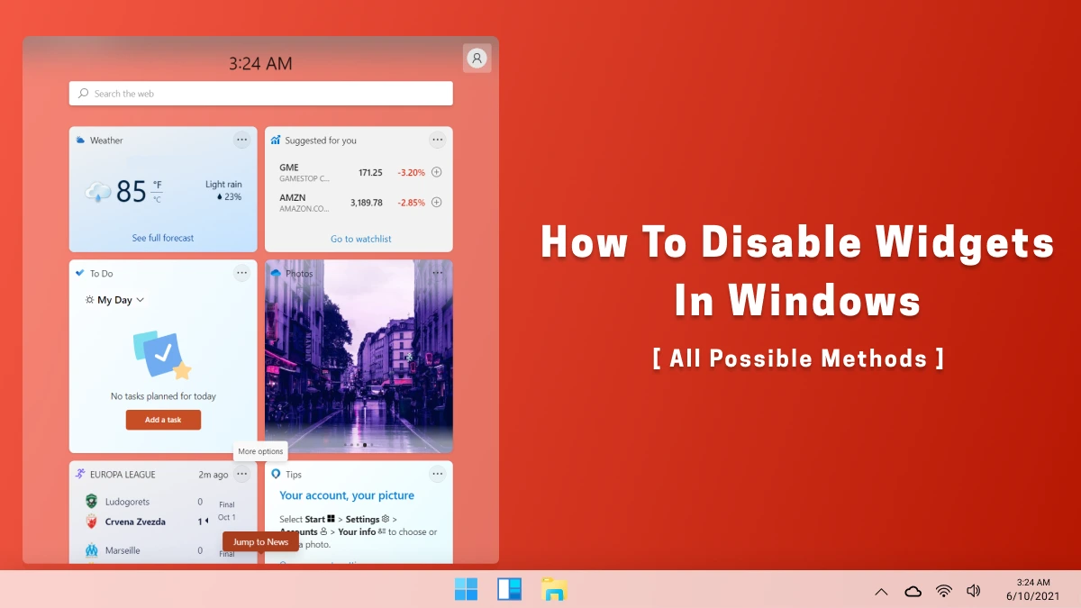 how to disable widgets in windows 11