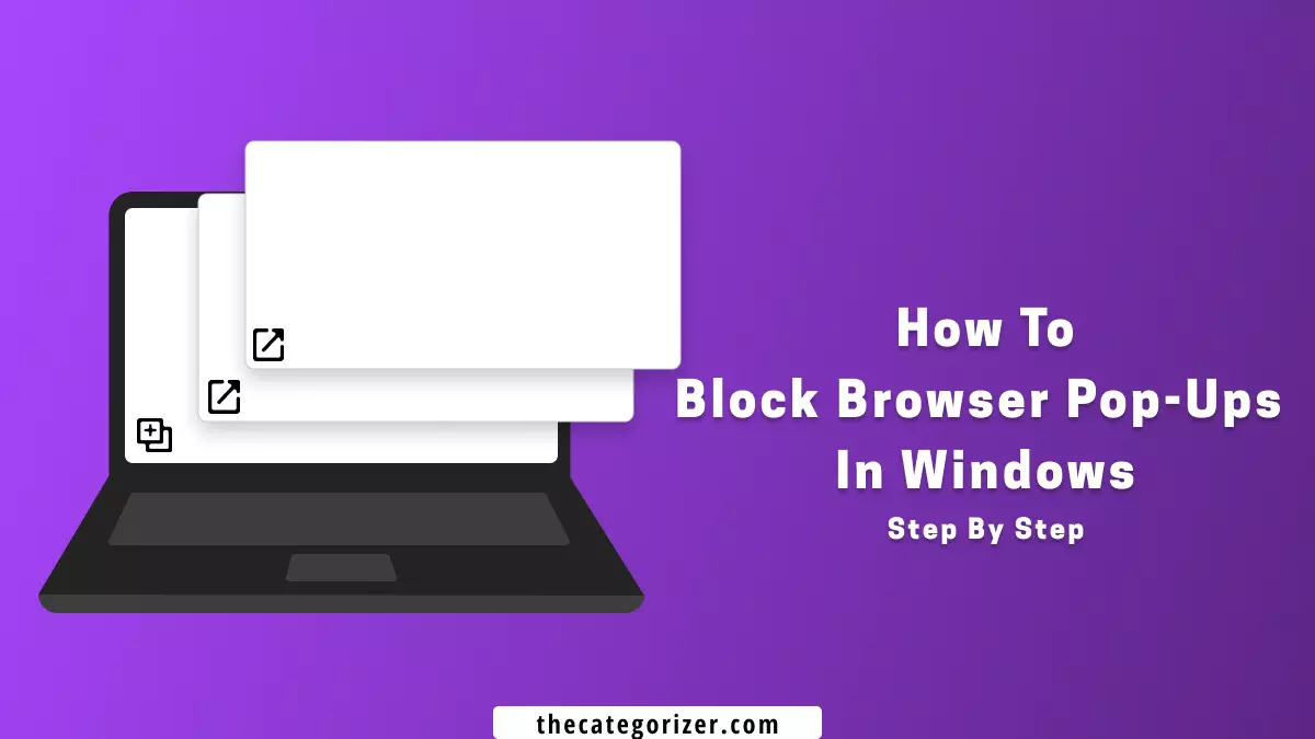 block pop-ups in browser