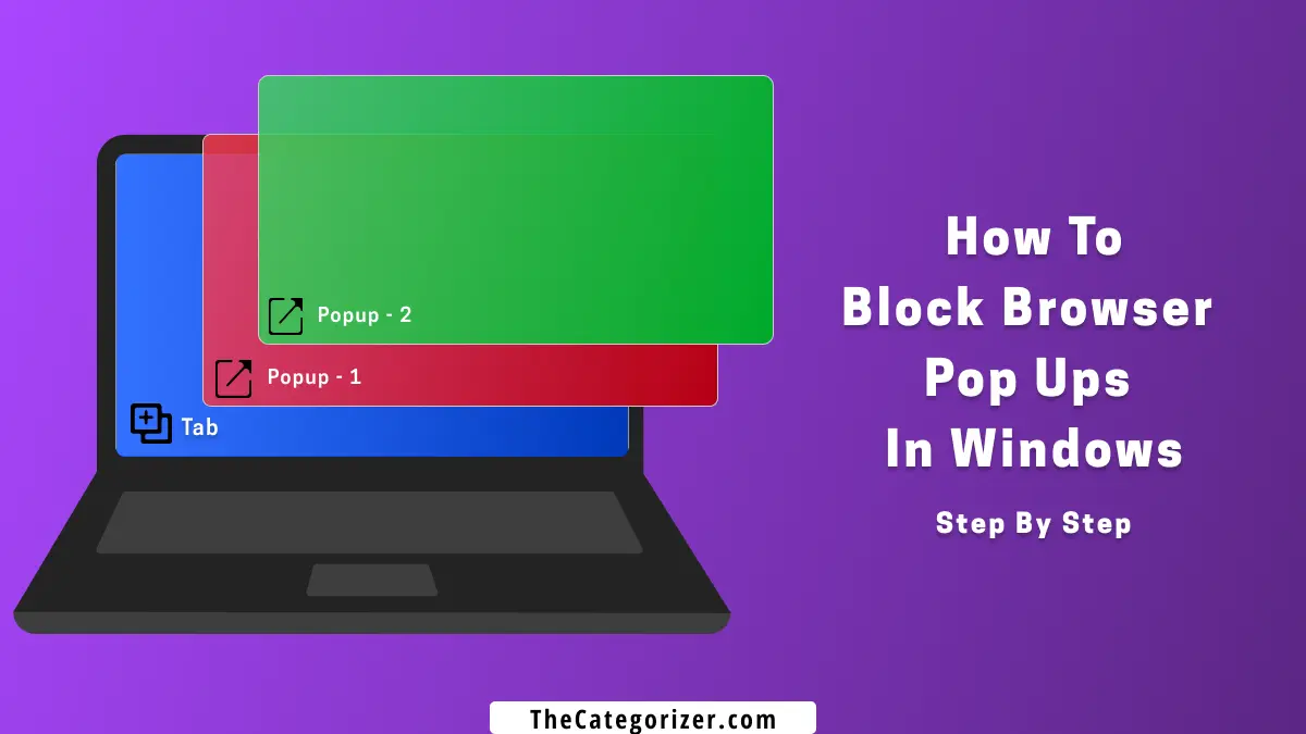 how to block browser popups in browser in windows