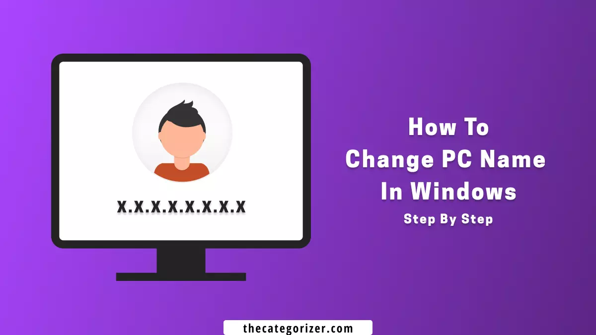 how to change pc name in windows