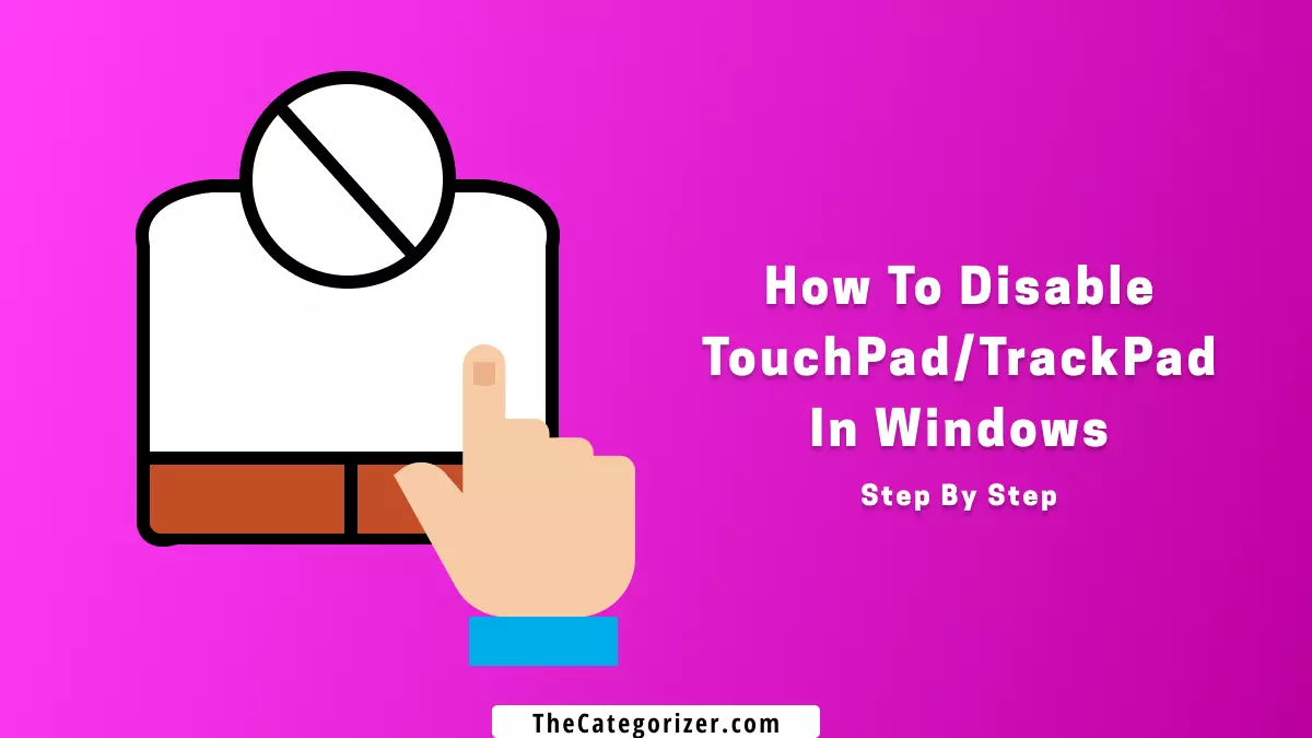 how to disable touchpad in windows