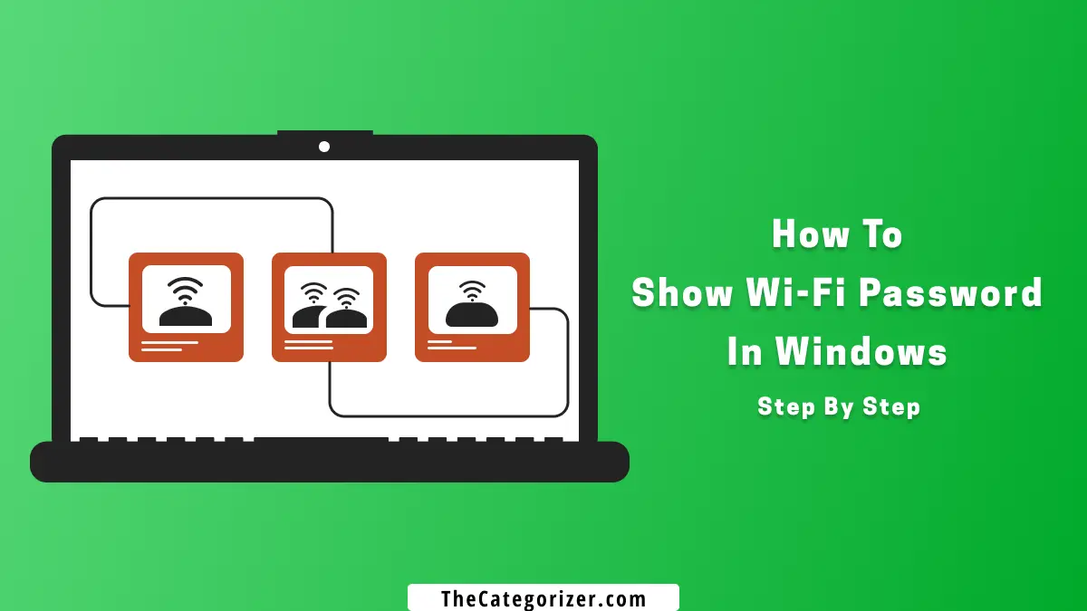 how to show wifi password in windows